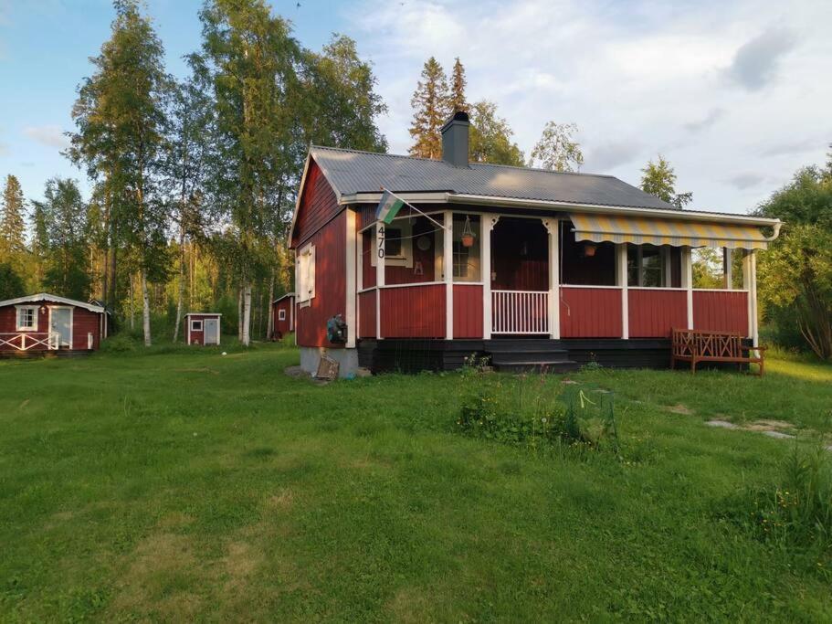 Cabin 70M From Lake. Big Garden Ostersund Exterior photo